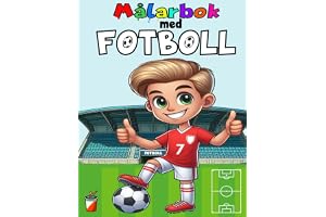 Målarbok med Fotboll