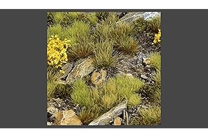 Gamers Grass - Tuft Set, Highland Shape: Wild