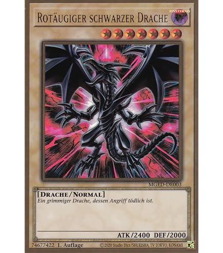 Yu-Gi-Oh! Sammelkarte 'Schwarzer Rosendrache' – Ultra Rare, Inkl. Ultrapro Toploader