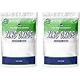 MYOC Pure & Fine Cosmetic Grade Quality White Zinc Oxide (ZnO)Powder Nano-Sized Particles for DIY Personal & beauty care Raw Material Ideal for sunscreen Diaper Rash Cosmetics in Babies-60g(Pack of 2)