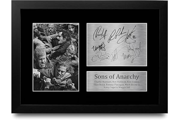 HWC Trading FR A4 Sons of Anarchy Cadeaux Imprimé Signé Autographe Photo pour les fans de télévision - A4 Encadré