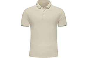 Djtnzdm Polo Homme Noir Manches Courtes Respirant Travail Polo Basic Confortable Casual Eté Fonctionnel Golf Tennis T-Shirt