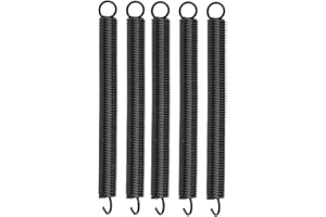 TYENAZA 5Pcs Extended Tension Spring, Stainless Steel Tension Springs 50mm Durable Steel Extension Spring OD 4mm Wire Diameter 0.6mm Free Length Replacement Springs for Home Repair Construction Machinery