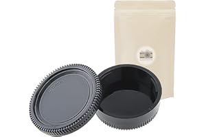 ADAPTOUT Tapa de Cuerpo y Objetivo para cámara Nikon para Nikon AI F Tapas- Montaje francés