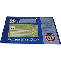 Oxford Schreiblernheft A4 quer Lineatur SL VE=16 Blatt (blau)