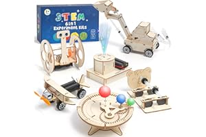 ADUSRIZ Experimente für Kinder ab 8 9 10 11 12 13 14, Elektronik Baukasten, Experimentierkasten, Elektro Baukasten für Kind, Holz Bausatz Kinder Spielzeug Geschenke ab 8 9 10 11 12 13 14 Jahre Jungen
