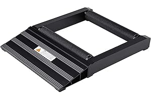 Baverta Support de Nettoyage de Roue - Support de Rouleau de Nettoyage de Moto Support de Rouleau de Nettoyage de Chaîne Aluminium pour Le Nettoyage des Pneus et la Lubrification de la Chaîne(Noir)