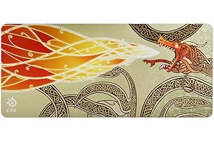 SteelSeries Alfombrilla Gaming QcK - CS2 Dragon Lore - Tela XXL - Cubre escritorios - Gran rastreo y Estabilidad - Optimizada para sensores de Gaming - para los géneros FPS, acción y RPG