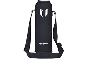 Super Sparrow Piezas Originales - Bolsa para Botella de Agua Plegable de Dos Tipos - Se Adapta a 350 ml/500 ml/620 ml/750 ml/1000 ml - Ajustable, sin BPA, no tóxico - Bolsa para Botella de Agua