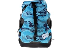 SM SunniMix Mochila De Patines De Hielo/En Línea/con Ruedas - Bolsas De Patinaje Grandes para Llevar Patines De Hielo, Patines De Ruedas, Artículos Deportivos