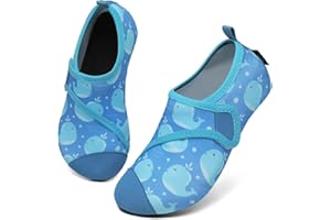 SAGUARO Kinder Badeschuhe Schnell Trocknend Atmungsaktiv Wasserschuhe Leicht Weich Barfußschuhe-Touch X, Gr. 20-37
