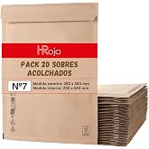 Pack of 20 Padded Envelopes 250 x 350 mm Kraft Paper with Bubble Inner Anti-Shock and Anti-Tamper for Shipping and Packaging,