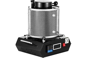 BananaB 1kg Schmelzofen 1150?Gold Schmelzen Ofen 1750W Melting Furnace Digital Schmelzofen für Metall