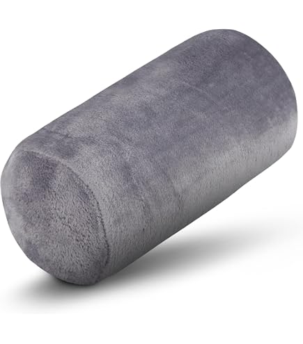 Oreiller Cervical Rond Microbilles - Traversin Pour Cou, Dos, Voyage (11,8x6,3 Pouces) - 8