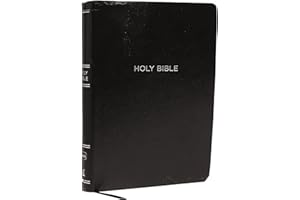 NKJV Holy Bible, Super Giant Print Reference Bible, Black Leather-look, 43,000 Cross references, Red Letter, Comfort Print: New King James Version: Holy Bible, New King James Version