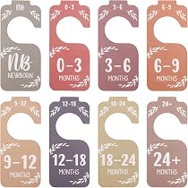 Lot De 24 Séparateurs De Vêtements Rose Pour Cintres - Organisateurs Placard Avec Étiquettes