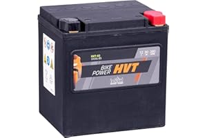 ‎INTACT intAct - HVT-02 MOTORRADBATTERIE - Motorrad Batterie perfekt für Harley Davidson & andere hubraumstarke 2-Zylinder. Bike Power HVT-02, CIX30L-BS, 66010-97A, 12V Batterie, 30 AH, 380 A. 169x131x174mm