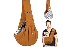 BCUUOZEEING Hundetragetasche, Transporttasche für Hunde und andere Haustiere bis 7.5 kg, Hunde Umhängetasche Tragetasche Hund Verstellbare für Spaziergang Aktivitäten im Freien und Ausflüge