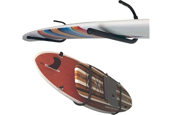 COR Surf Support de Planche à Pagaie Stand Up | Support Mural ou au Plafond pour Planche à pagaie, Planche de Surf ou Longboard
