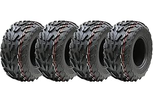 ‎PARNELLS Parnells - 4 Sets of Tubeless ATV Quad Tyres - 16 x 8.00-7 4 Ply P329 Wanda with 12mm Tread Depth, Diameter 406mm, 185mm Width, 79kg - For Chevron Type, E Marked, Road Legal