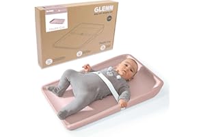 Alondra Baby Changing Mat 50 x 70 cm Soft Foam Changing Mat Washable and Portable Pink Glenn