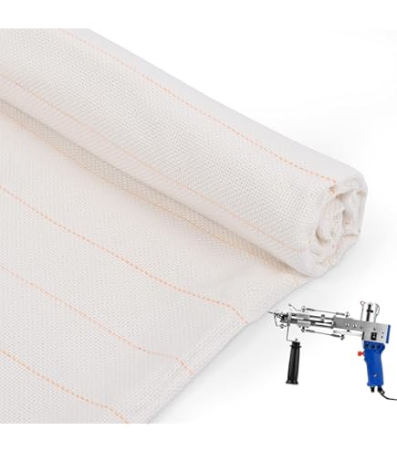 Tela Per Tufting 1x5 Metri - Tessuto Monaco Per Pistole Tufting E Tappeti Fai Da Te