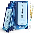 10 Parameter Urine Test Strips - Individually Packed & Clinical Grade Urine Dip Test Strips - Urine Infection Test Strips for Men & Women - at Home Urinalysis Sticks with Free Mobile App
