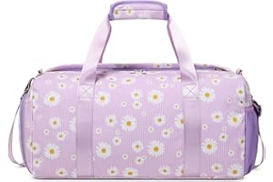 KIMWADALH Margarita Bolsas de Deporte Niña Pana Bolsa de Viaje Niñas Bolsa de Fin de Semana Chicas Bolsa de Baile,Bolsas de Deporte para Gimnasia,Natación,Entrenamiento