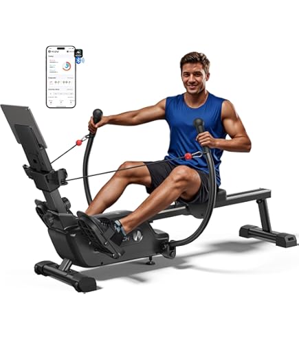 FFitness FLMD412N Rowing machine professional training home gym home hydraulic resistance fitness cardio total body trainer crunch