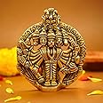 Ekhasa 100% Pure Brass Panchmukhi Hanuman (Size: 10 cm) | Panchmukhi Hanuman Murti for Door Entrance | Panch Mukhi Hanuman Ji for Wall | Vastu Protection from Evil Eye
