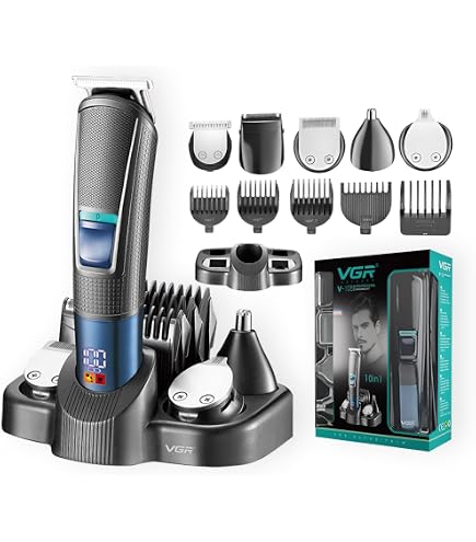 Vgr V-105 Professional 5In1 Fully Waterproof Grooming Kit Trimmer