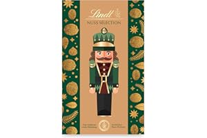 ‎LINDT Lindt Schokolade | Nuss Sélection Milch-Haselnuss Tafel| 200g | Edle Schokoladentafel mit ganzen Haselnüssen in feinster Vollmilchschokolade | Premium Nuss-Schokolade zu Weihnachten