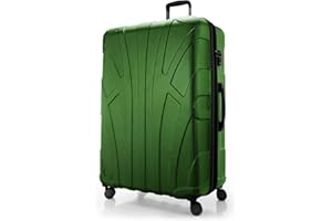 Suitline Koffer in 3 Größen, Set di carrelli Rollkoffer Hartschalen-Koffer Reisekoffer (55 cm, 66 cm, 76 cm) Zwillingsrollen, 15 Verschiedene Farben