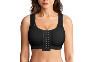 BRABIC Post Surgery Compression Bras for Women Front Closure Bra with Adjustable Straps