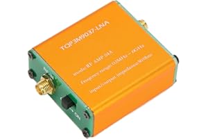 HF Verstärker, LNA Modul Verstärkung 20DB Audioverstärker RF Verstärkermodul 0.1MHz-6GHz Frequenzfähigkeit, für Kurzwelle FM Funk Software Defined Radio (Wird mit einem