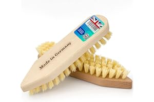 STERLING PRODUCTS HOMESmith Wooden Iron Scrubbing Scrub Hard Stiff Bristle Brush Floor Tile Decking Cleaning, Pack of 2 Pcs