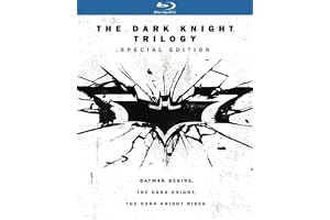 The Dark Knight Trilogy - Limited Edition (Uncut) [Blu-ray + Digital HD + UltraViolet] (2005-2012) | 3 Movies | 6 Discs | Imported from USA | Warner Bros. | 456 min | Region Free | Action Adventure Drama | Featuring 5 Original Frameable Villain Prints From Mondo + A Letter From Director Christopher Nolan | Director: Christopher Nolan