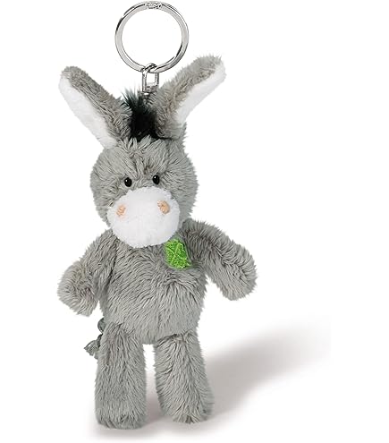 HEUNEC 286672 Peluche Grigio: L'asinello Morbidissimo Che Scalda Il Cuore (20 Cm) - 2