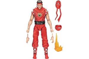 Hasbro Power Rangers x Cobra Kai Lightning Collection - Statuetta Morphed Miguel Diaz Red Eagle Ranger, 15 cm