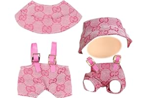 HPBAGGY Vestiti per Bambole di Peluche da 17 cm, La-bu Vestiti per Peluche, Vestiti per Bambole in Peluche, Vestiti per bambole 17 cm, Ragazzi e ragazze per i migliori regali