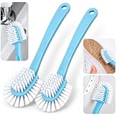 Kyro tech 2 Adet &Ccedil;ok Fonksiyonlu Ayakkabı Temizleme Fır&ccedil;ası, 5 Taraflı Ergonomik El Fır&ccedil;ası, Sert Dayanıklı Kıllı Spor Ayakka