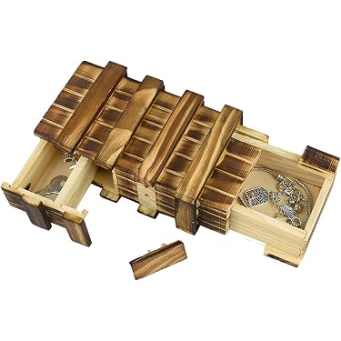 Puzzle En Bois Portable – Géométrie Créative – Défi Cérébral Pour Adultes Et Enfants – Taille 14,7 Cm – Poids 80g