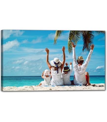 LaboratorioRadice Quadro Su Tela Personalizzato Con Foto - 3 Pannelli 30x150 Cm - Regalo Unico Arredamento
