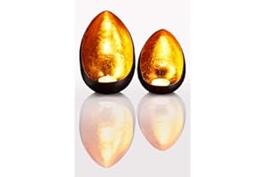 MARRAKESCH Juego de 2 Farol portavelas Oriental de Metal - Candelabro para el jardín - Decorativo para la Mesa - Namik Oro - transmite Buen Ambiente - Pasa un Buen rato en el jardín