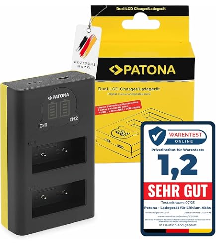 2 Batterie PATONA NP-W126S 1140mAh – Compatibili Con Fuji X-T3, X-T5, X100V, X-M5 E Molti Altri Modelli, Con Tecnologia PROTECT Avanzata
