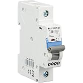 POPP&reg; Industrial Magnetic Thermal Automatic Switch CURVE C 1P 2P 3P + 6A 10A 16A 20A 25A 32A 40A 50A 63A (1P, 16A)