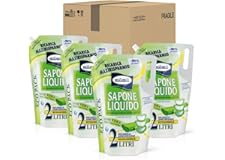 Delice Sapone Liquido, Fragranza Aloe Vera, Ricarica Universale Maxirisparmio, Dermatologicamente Testato - 2000 ML x 4