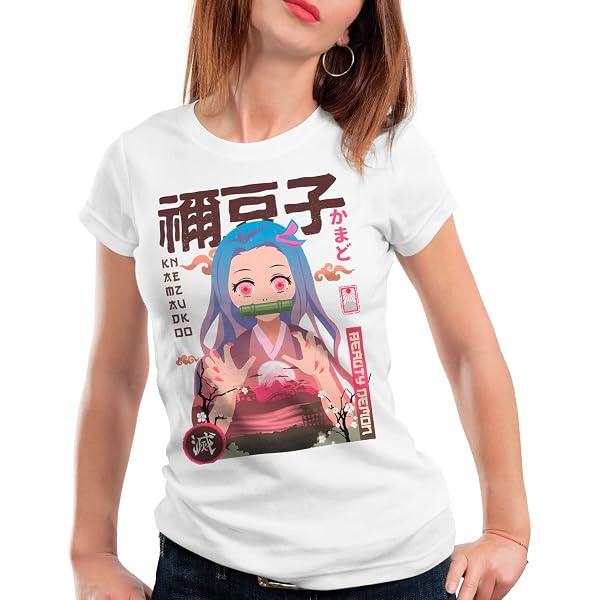 style3 Nezuko Kamado T-Shirt da Uomo Anime Japan Manga, Dimensione