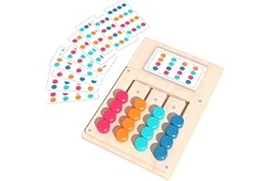 XYDDXBS Spiele für Demenzkranke – Senioren Beschäftigung aus Holz, Farb-Memory Gedächtnisspiel mit 12 Karten, Aktivierung & Demenz Aktivitäten für Senioren, Motorik & Erinnerungstraining, leicht greifbar