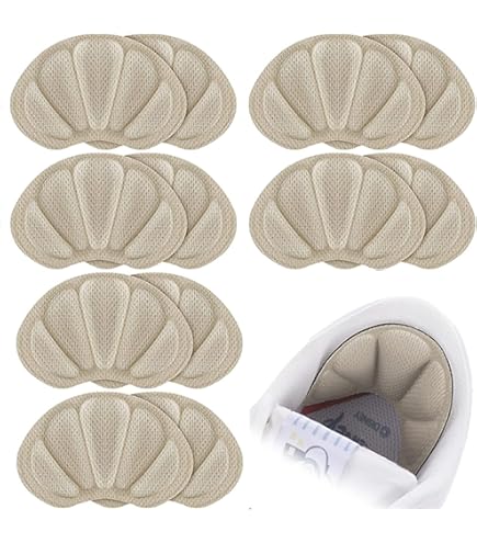 Kit 4 Paires Coussinets Talon & Avant-Pied - Anti-Glisse, Mousse Haute Densité - Pour Chaussures Trop Grandes